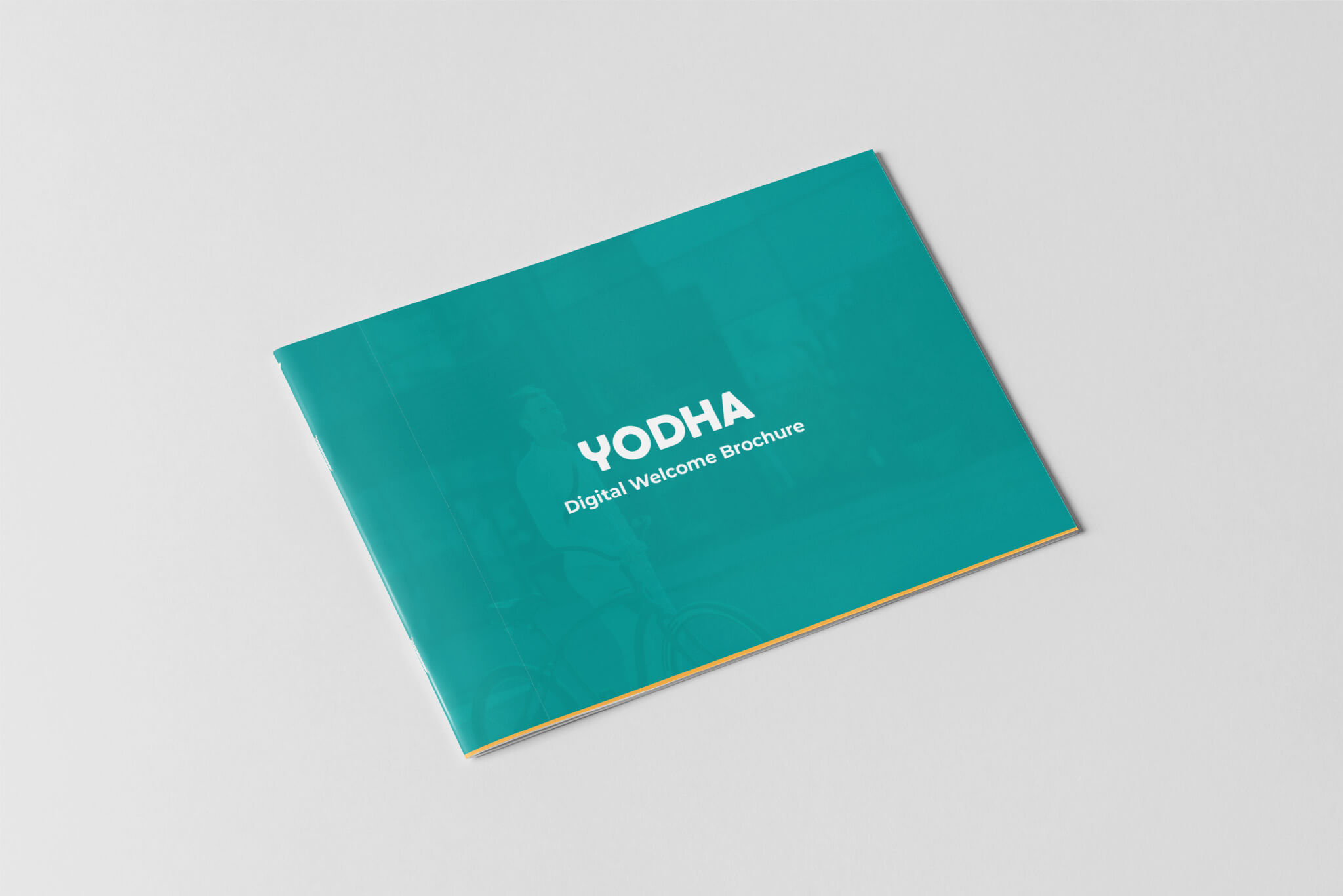 Yodha welcome brochure mockup